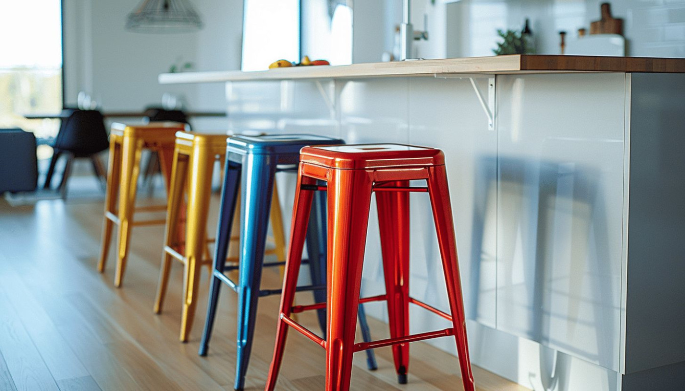 Optimiser l'espace avec des tabourets de bar stylés et pratiques